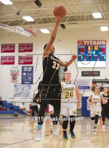 Thumbnail 3 in Horizon vs Saguaro (Arcadia Lady Hoops Tournament) photogallery.