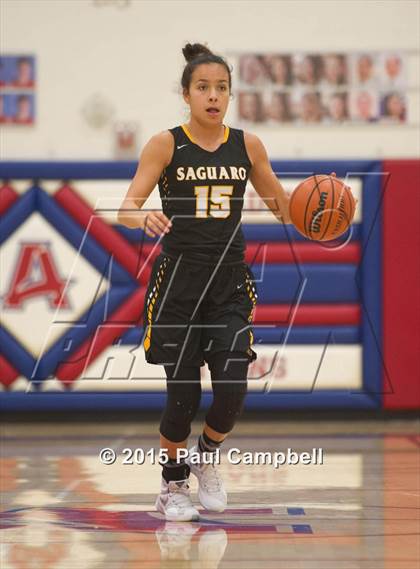 Thumbnail 2 in Horizon vs Saguaro (Arcadia Lady Hoops Tournament) photogallery.