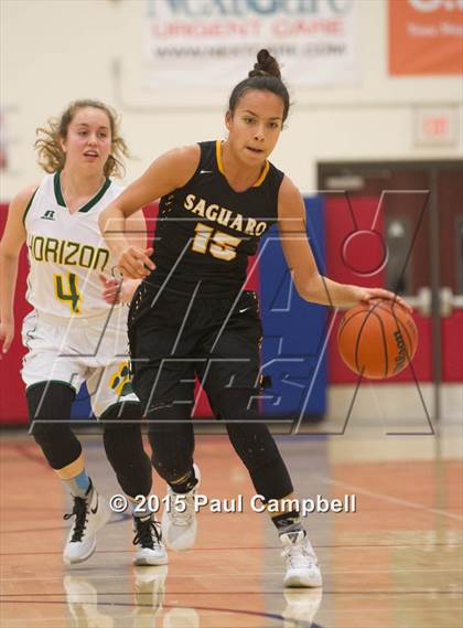 Thumbnail 3 in Horizon vs Saguaro (Arcadia Lady Hoops Tournament) photogallery.