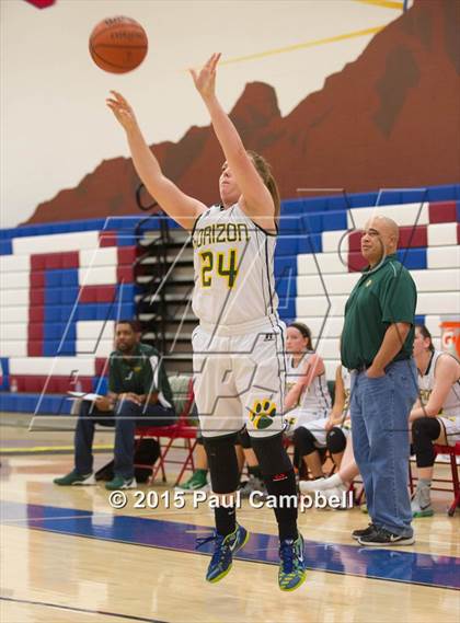 Thumbnail 1 in Horizon vs Saguaro (Arcadia Lady Hoops Tournament) photogallery.
