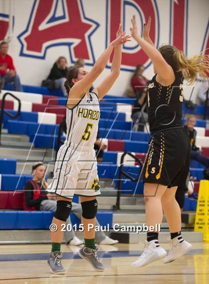 Thumbnail 2 in Horizon vs Saguaro (Arcadia Lady Hoops Tournament) photogallery.