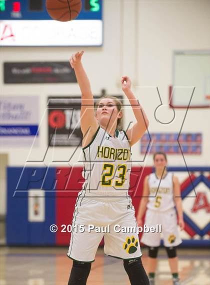 Thumbnail 3 in Horizon vs Saguaro (Arcadia Lady Hoops Tournament) photogallery.