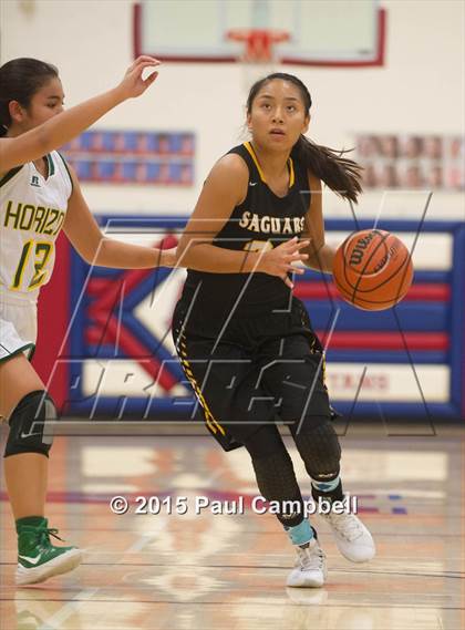 Thumbnail 1 in Horizon vs Saguaro (Arcadia Lady Hoops Tournament) photogallery.