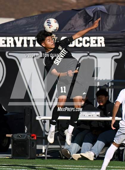 Thumbnail 3 in Cajon @ Servite (CIF-SS D1 Playoffs) photogallery.