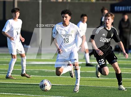 Thumbnail 1 in Cajon @ Servite (CIF-SS D1 Playoffs) photogallery.