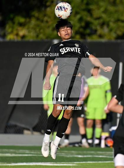 Thumbnail 2 in Cajon @ Servite (CIF-SS D1 Playoffs) photogallery.
