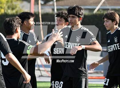 Thumbnail 2 in Cajon @ Servite (CIF-SS D1 Playoffs) photogallery.