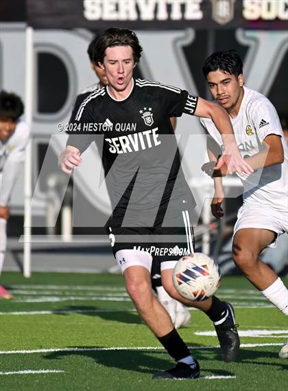 Thumbnail 2 in Cajon @ Servite (CIF-SS D1 Playoffs) photogallery.