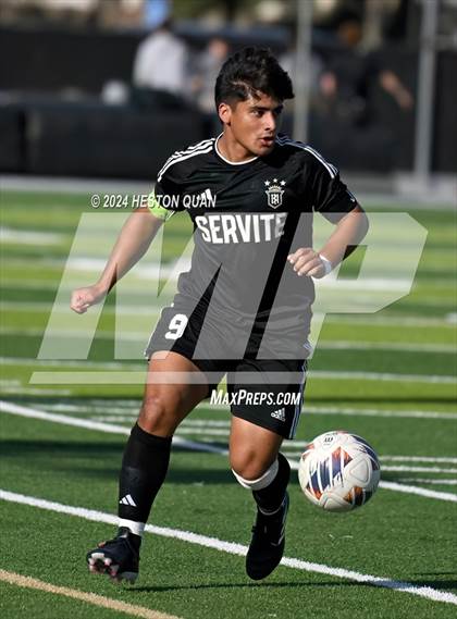 Thumbnail 3 in Cajon @ Servite (CIF-SS D1 Playoffs) photogallery.