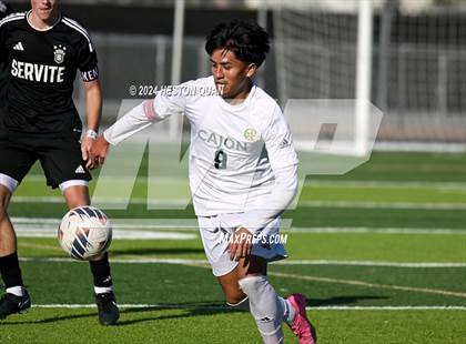Thumbnail 1 in Cajon @ Servite (CIF-SS D1 Playoffs) photogallery.