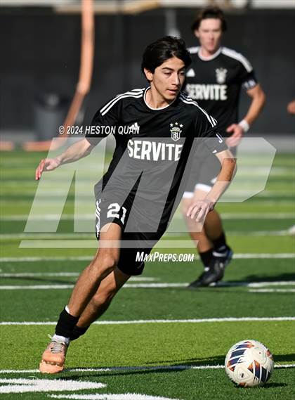 Thumbnail 3 in Cajon @ Servite (CIF-SS D1 Playoffs) photogallery.