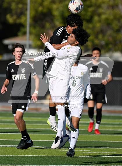 Thumbnail 1 in Cajon @ Servite (CIF-SS D1 Playoffs) photogallery.