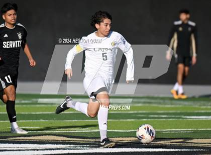 Thumbnail 3 in Cajon @ Servite (CIF-SS D1 Playoffs) photogallery.