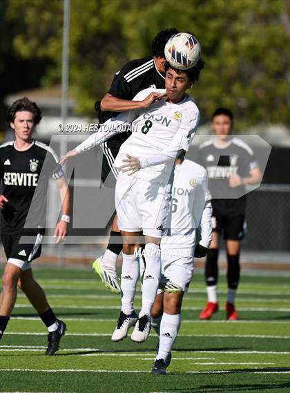 Thumbnail 2 in Cajon @ Servite (CIF-SS D1 Playoffs) photogallery.
