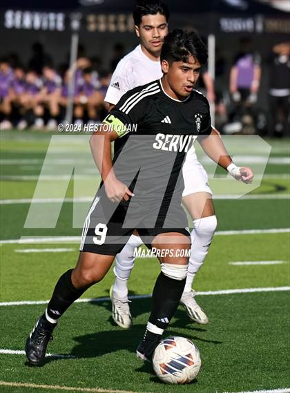 Thumbnail 3 in Cajon @ Servite (CIF-SS D1 Playoffs) photogallery.