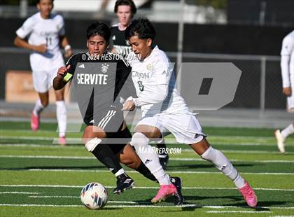 Thumbnail 1 in Cajon @ Servite (CIF-SS D1 Playoffs) photogallery.