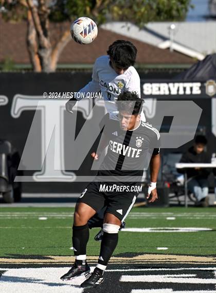 Thumbnail 2 in Cajon @ Servite (CIF-SS D1 Playoffs) photogallery.