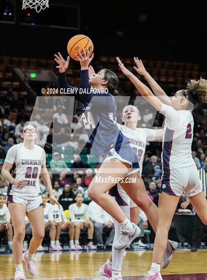 Thumbnail 1 in Mullen vs Cherokee Trail (CHSAA 6A Great 8) photogallery.