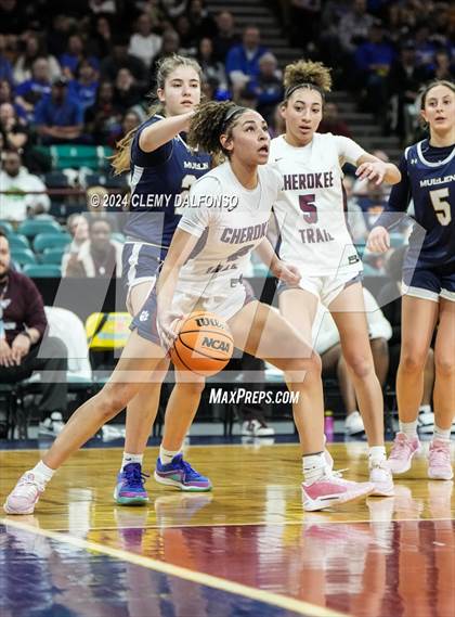 Thumbnail 3 in Mullen vs Cherokee Trail (CHSAA 6A Great 8) photogallery.