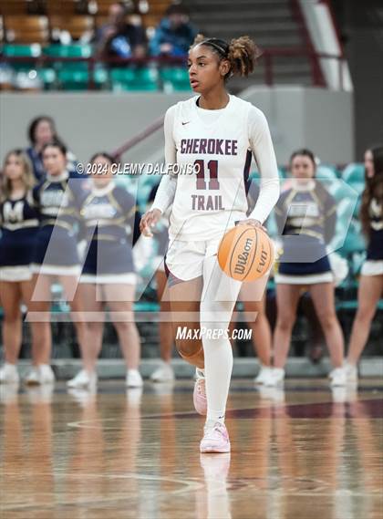 Thumbnail 1 in Mullen vs Cherokee Trail (CHSAA 6A Great 8) photogallery.