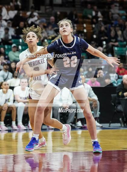 Thumbnail 2 in Mullen vs Cherokee Trail (CHSAA 6A Great 8) photogallery.