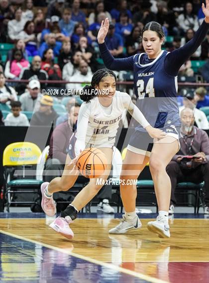 Thumbnail 3 in Mullen vs Cherokee Trail (CHSAA 6A Great 8) photogallery.