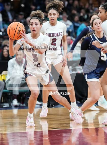 Thumbnail 2 in Mullen vs Cherokee Trail (CHSAA 6A Great 8) photogallery.