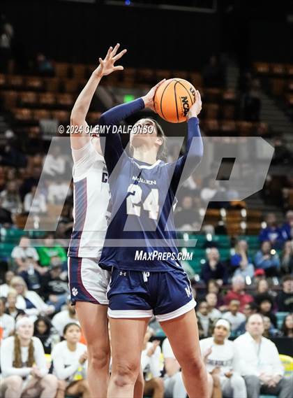 Thumbnail 3 in Mullen vs Cherokee Trail (CHSAA 6A Great 8) photogallery.
