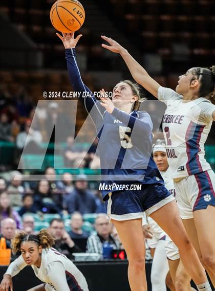 Thumbnail 3 in Mullen vs Cherokee Trail (CHSAA 6A Great 8) photogallery.