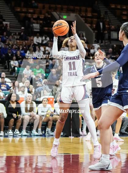 Thumbnail 3 in Mullen vs Cherokee Trail (CHSAA 6A Great 8) photogallery.