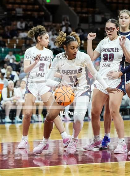 Thumbnail 2 in Mullen vs Cherokee Trail (CHSAA 6A Great 8) photogallery.