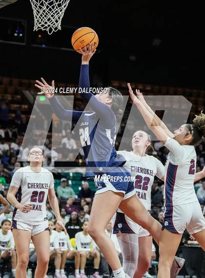 Thumbnail 2 in Mullen vs Cherokee Trail (CHSAA 6A Great 8) photogallery.