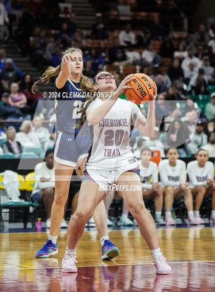 Thumbnail 2 in Mullen vs Cherokee Trail (CHSAA 6A Great 8) photogallery.
