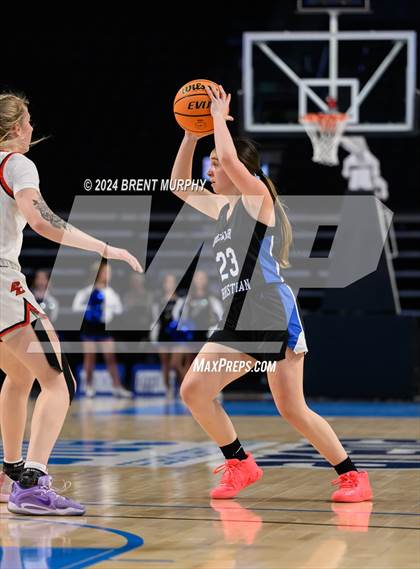 Thumbnail 1 in Burlington vs. Denver Christian (CHSAA 2A Great 8) photogallery.