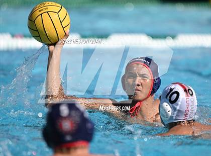 Thumbnail 2 in Orange Lutheran vs. Beckman (South Coast Tournament) photogallery.