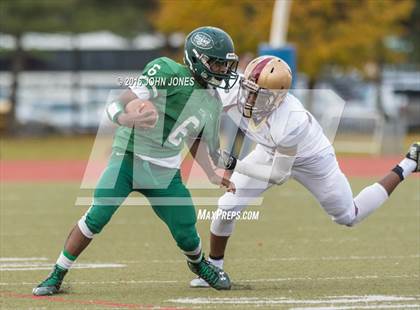 Thumbnail 1 in Holy Trinity vs. Iona Prep (NYCHSFL Class AA Final) photogallery.