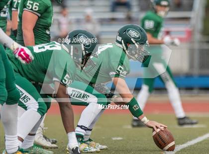Thumbnail 2 in Holy Trinity vs. Iona Prep (NYCHSFL Class AA Final) photogallery.