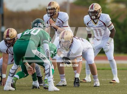Thumbnail 1 in Holy Trinity vs. Iona Prep (NYCHSFL Class AA Final) photogallery.