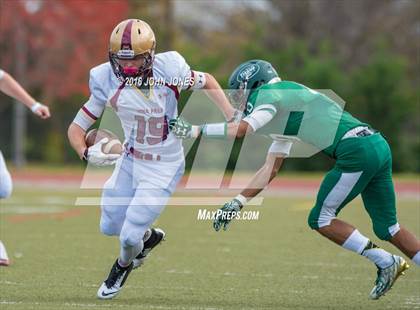 Thumbnail 3 in Holy Trinity vs. Iona Prep (NYCHSFL Class AA Final) photogallery.