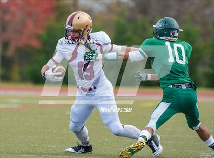 Thumbnail 1 in Holy Trinity vs. Iona Prep (NYCHSFL Class AA Final) photogallery.