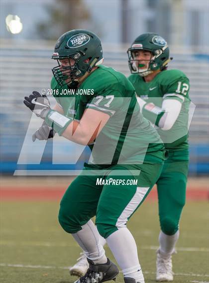 Thumbnail 3 in Holy Trinity vs. Iona Prep (NYCHSFL Class AA Final) photogallery.