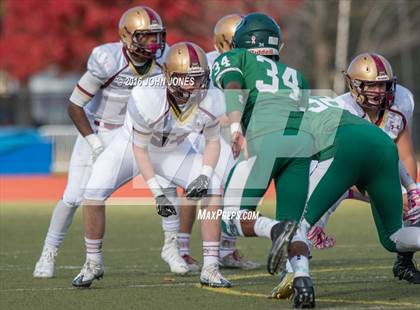 Thumbnail 1 in Holy Trinity vs. Iona Prep (NYCHSFL Class AA Final) photogallery.