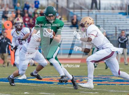 Thumbnail 3 in Holy Trinity vs. Iona Prep (NYCHSFL Class AA Final) photogallery.