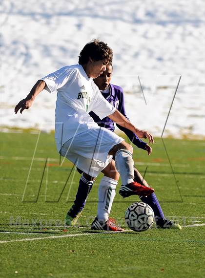 Thumbnail 1 in Bishop Machebeuf vs. Estes Park (CHSAA 3A Playoffs) photogallery.