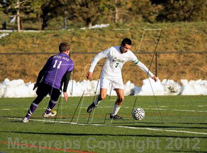 Thumbnail 3 in Bishop Machebeuf vs. Estes Park (CHSAA 3A Playoffs) photogallery.