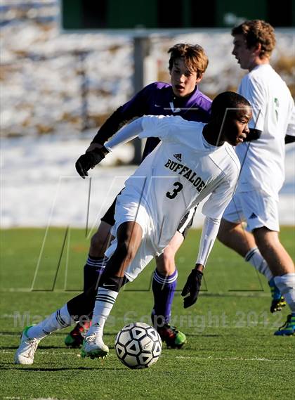 Thumbnail 3 in Bishop Machebeuf vs. Estes Park (CHSAA 3A Playoffs) photogallery.