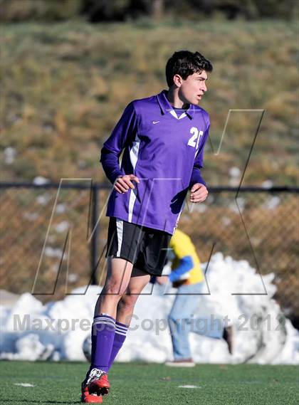 Thumbnail 3 in Bishop Machebeuf vs. Estes Park (CHSAA 3A Playoffs) photogallery.