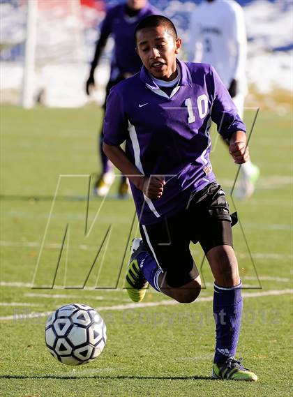 Thumbnail 1 in Bishop Machebeuf vs. Estes Park (CHSAA 3A Playoffs) photogallery.