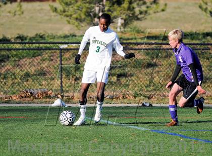 Thumbnail 2 in Bishop Machebeuf vs. Estes Park (CHSAA 3A Playoffs) photogallery.