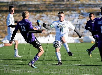 Thumbnail 2 in Bishop Machebeuf vs. Estes Park (CHSAA 3A Playoffs) photogallery.